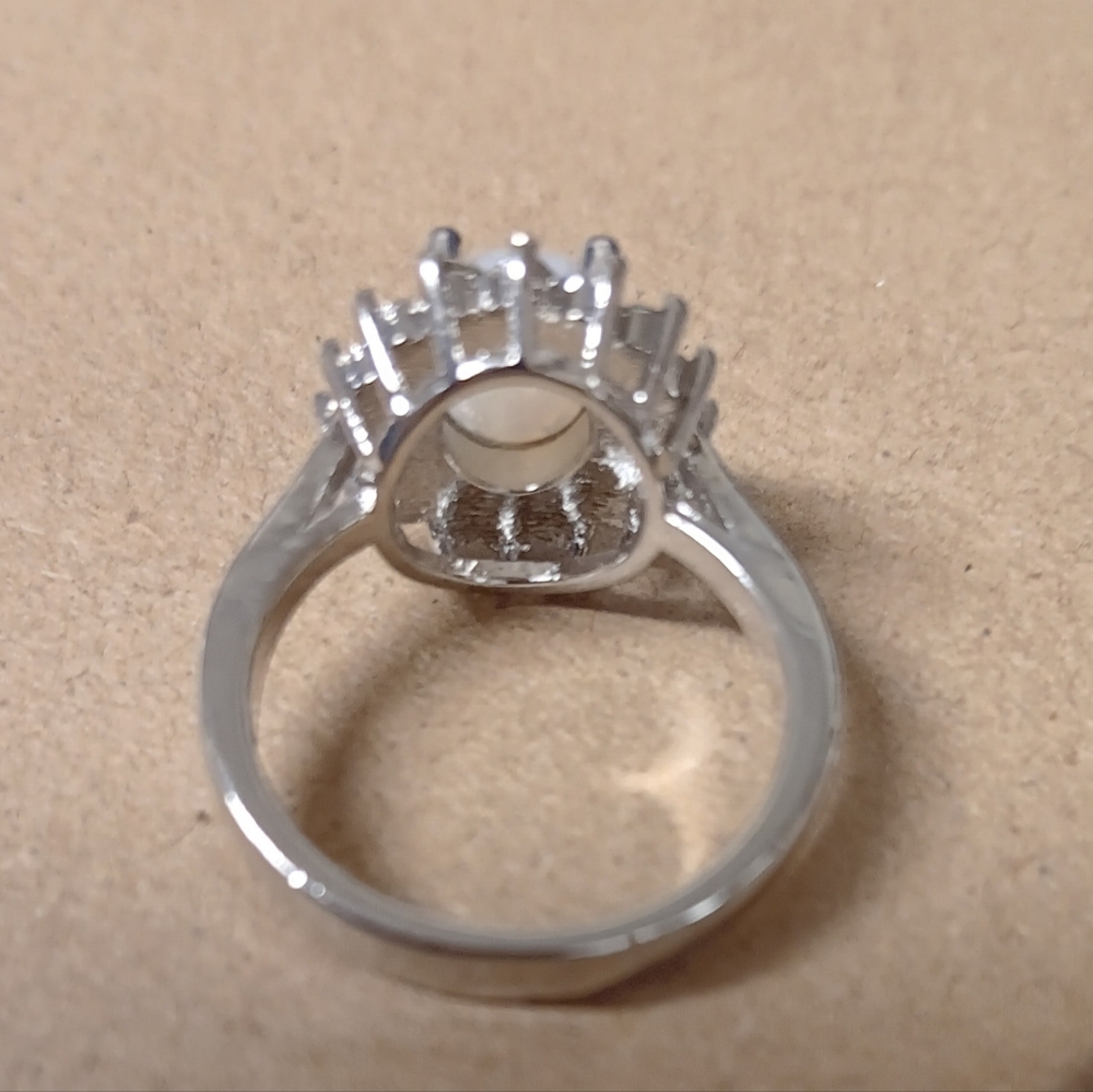 Opal CZ Ring  (NEW) - Picture 7 of 8